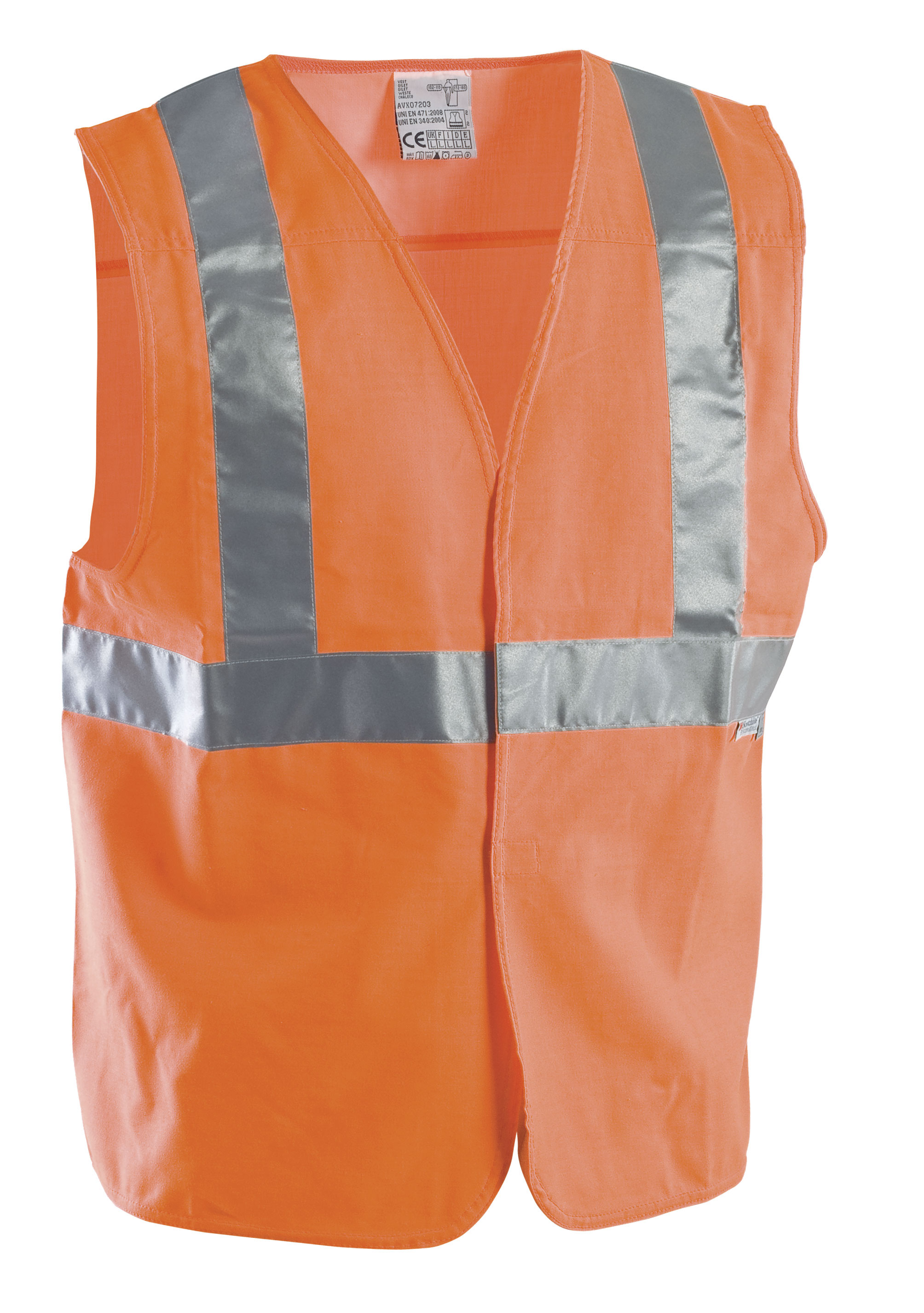 LINEA ALTA VISIBILITA' GILET POL/COT 35/65% - ARANCIO